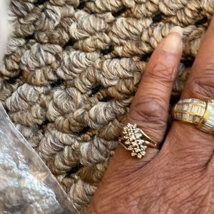 Genuine 14K Gold & Diamond Ring